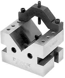 Suburban Tool - 4-3/8" Max Capacity, 90° Angle, Hardened Steel V-Block - 6" Long x 6" Wide x 4" High, Sold as Matched Pair - Best Tool & Supply