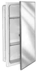 Bradley - 3 Shelf Recessed Mount Metal Medicine Cabinet - 26" High x 16" Wide x 4-1/2" Deep, Adjustable Shelves - Best Tool & Supply