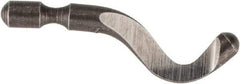 Shaviv - B30 Right-Handed High Speed Steel Deburring Swivel Blade - Use on Cross Hole Surfaces, Adjustable - Best Tool & Supply