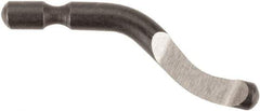 Noga - N1 Right-Handed High Speed Steel Deburring Swivel Blade - Use on Cross Hole, Hole Edge & Straight Edge Surfaces - Best Tool & Supply