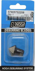 Noga - C20 Bi-Directional High Speed Steel Deburring Swivel Blade - Use on Hole Edge Surfaces - Best Tool & Supply