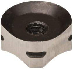 Noga - N80K M42 Bi-Directional High Speed Steel Deburring Swivel Blade - Round Blade Cross Section, Use on Slot/Keyway Surfaces, Reversible - Best Tool & Supply