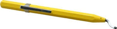 Shaviv - 2 Piece Cobalt Blade Hand Deburring Tool Set - B10 Blades, For Hole Edge, Straight Edge - Best Tool & Supply