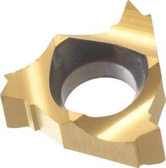 Carmex - 06IR Internal Right Hand 24 UN Laydown Threading Insert - Grade BXC, TiN Coated Carbide - Best Tool & Supply