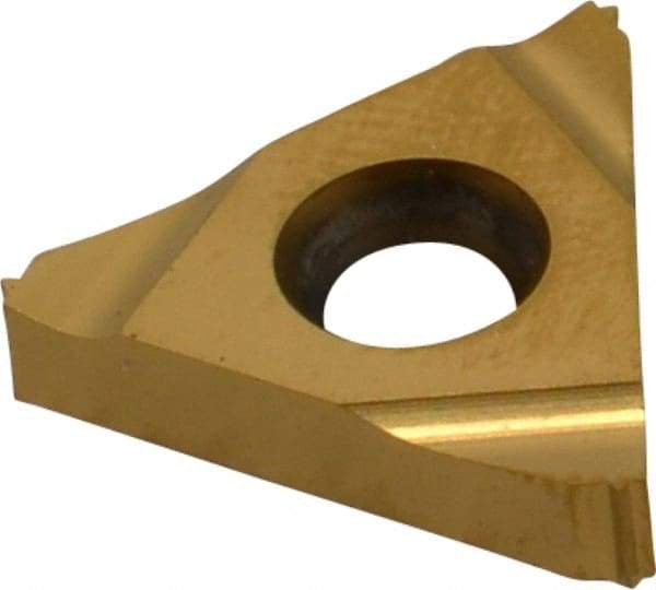 Carmex - 16ER External Right Hand ISO Laydown Threading Insert - Grade MXC, TiN Coated Carbide - Best Tool & Supply