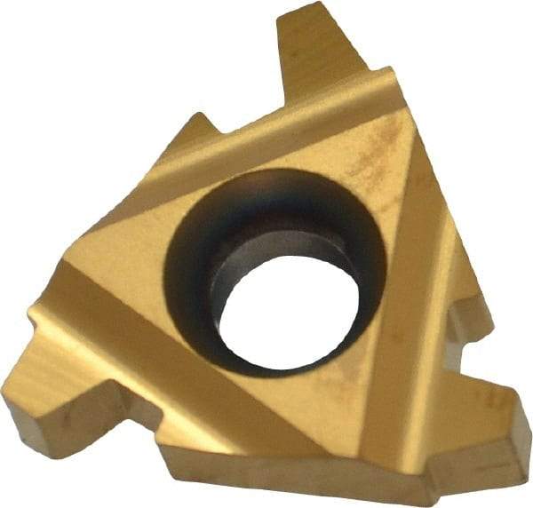 Carmex - 22IR Internal Right Hand 5 Acme Laydown Threading Insert - Grade BXC, TiN Coated Carbide - Best Tool & Supply