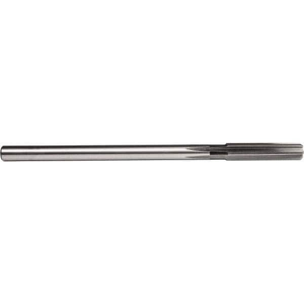 Chucking Reamer: 0.242″ Dia, 6″ OAL, 1-1/2″ Flute Length, Straight Shank, High Speed Steel 6 Flute, RH