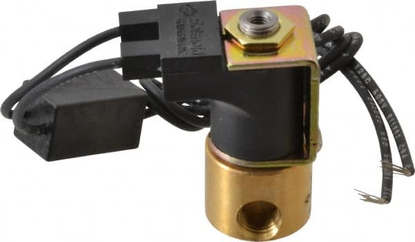 LDI Industries - 2 Port 1" Diam, 1/8-27 x 1/8-27 Thread, Central Lubrication System 3-Way Solenoid Valve - Best Tool & Supply