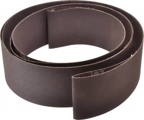 Norton - 3" Wide x 132" OAL, 120 Grit, Aluminum Oxide Abrasive Belt - Aluminum Oxide, Fine, Coated, X Weighted Cloth Backing, Series R228 - Best Tool & Supply