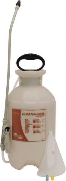 Chapin - 2 Gal Chemical Safe Garden Hand Sprayer - Use with Cleaners, Polyethylene Tank, Funnel Mouth, Reinforced Hose, For Deck & Yard Applications - Best Tool & Supply