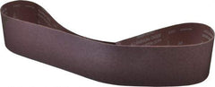 Norton - 4" Wide x 54" OAL, 60 Grit, Aluminum Oxide Abrasive Belt - Aluminum Oxide, Medium, Coated, X Weighted Cloth Backing, Series R228 - Best Tool & Supply