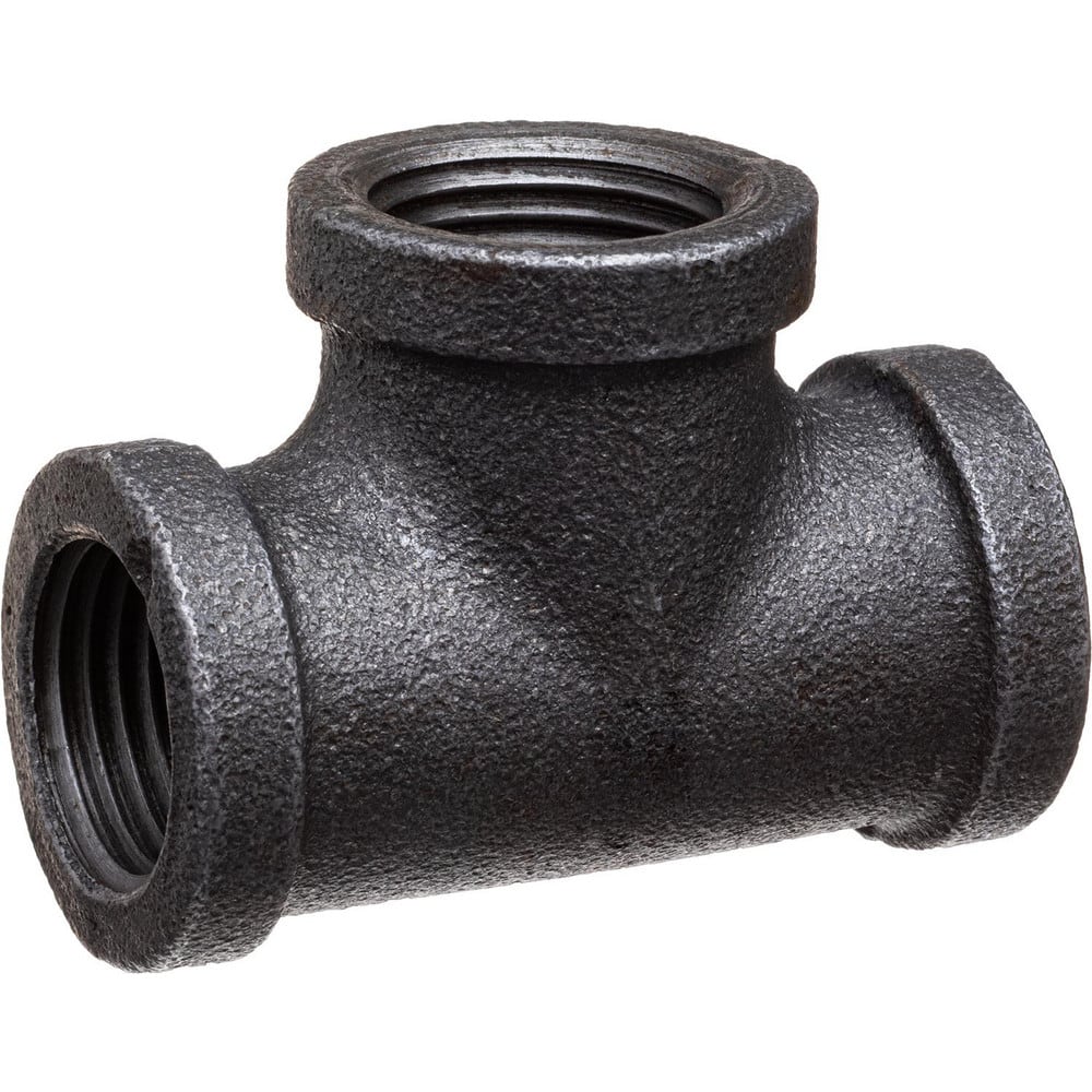 Black Pipe Fittings; Fitting Type: Tee; Fitting Size: 3/8″; Material: Malleable Iron; Finish: Black; Fitting Shape: Tee; Thread Standard: NPT; Connection Type: Threaded; Lead Free: No; Standards: ASME ™B1.2.1;  ™ASME ™B16.3