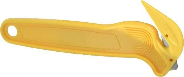 PHC - Fixed Film Cutter - Yellow Plastic Handle, 1 Blade Included - Best Tool & Supply