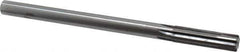 Made in USA - 0.6" Carbide-Tipped 6 Flute Chucking Reamer - Straight Flute, 9/16" Straight Shank, 2-1/4" Flute Length, 9" OAL - Best Tool & Supply