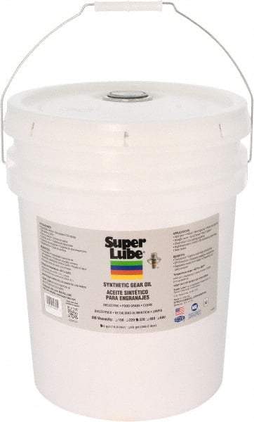 Synco Chemical - 5 Gal Pail, Synthetic Gear Oil - -45°F to 450°F, ISO 320 - Best Tool & Supply