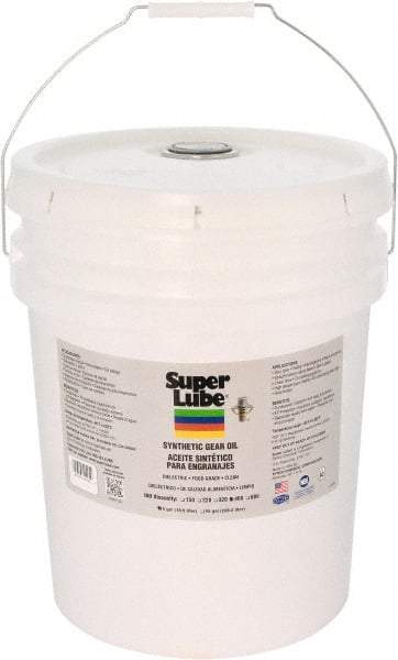 Synco Chemical - 5 Gal Pail, Synthetic Gear Oil - -45°F to 450°F, ISO 460 - Best Tool & Supply