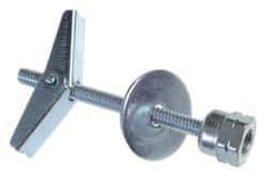 ITW Buildex - 3/8" Zinc-Plated Stainless Steel Vertical (End Drilled) Mount Threaded Rod Anchor - 5/8" Diam x 3" Long, 440 Lb Ultimate Pullout, For Use with Drywall - Best Tool & Supply