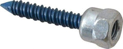 Buildex - 3/8" Zinc-Plated Steel Vertical (End Drilled) Mount Threaded Rod Anchor - 5/8" Diam x 1-1/2" Long, 2,810 Lb Ultimate Pullout, For Use with Concrete/Masonry - Best Tool & Supply