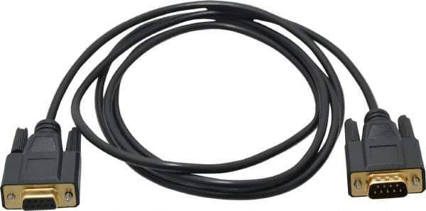 Tripp-Lite - 6' Long, DB9/DB9 Computer Cable - Black, Male x Female - Best Tool & Supply