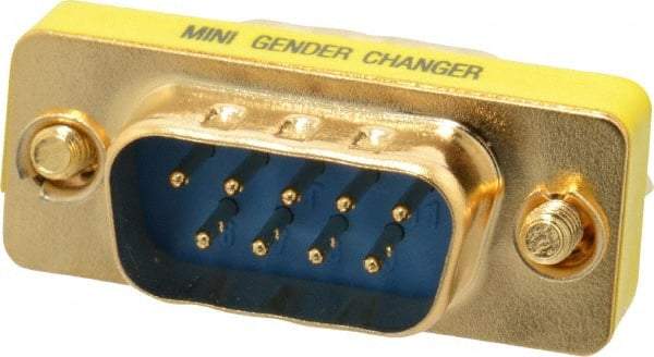 Tripp-Lite - Adapter/Gender Changer - DB9(M/M) Connector, Black - Best Tool & Supply