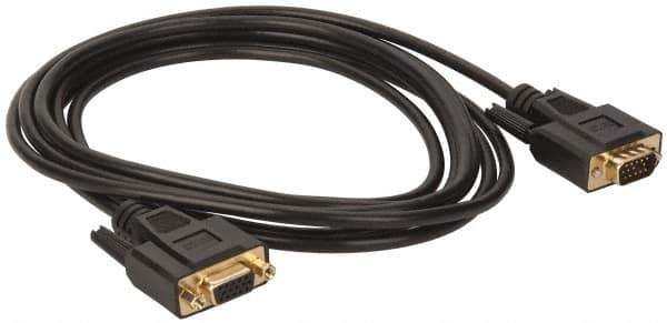 Tripp-Lite - 10' Long, HD15/HD15 Computer Cable - Black, Male x Female - Best Tool & Supply