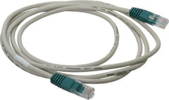 Tripp-Lite - 7' Long, RJ45/RJ45 Computer Cable - Gray, Male x Male - Best Tool & Supply