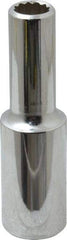 Blackhawk by Proto - 1/2" Drive, Deep Hand Socket - 12 Points, 3-3/32" OAL, Chrome Finish - Best Tool & Supply