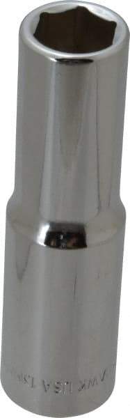 Blackhawk by Proto - 1/2" Drive, Deep Hand Socket - 6 Points, 3-9/32" OAL, Chrome Finish - Best Tool & Supply