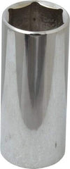 Blackhawk by Proto - 1/2" Drive, Deep Hand Socket - 6 Points, 3-3/32" OAL, Chrome Finish - Best Tool & Supply