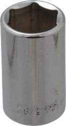 Blackhawk by Proto - 5/8", 1/2" Drive, Standard Hand Socket - 6 Points, 1-1/2" OAL, Chrome Finish - Best Tool & Supply