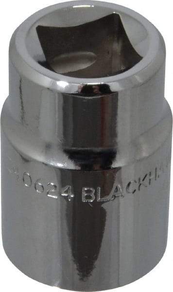 Blackhawk by Proto - 3/4", 1/2" Drive, Standard Hand Socket - 6 Points, 1-1/2" OAL, Chrome Finish - Best Tool & Supply