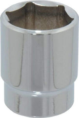 Blackhawk by Proto - 15/16", 1/2" Drive, Standard Hand Socket - 6 Points, 1-1/2" OAL, Chrome Finish - Best Tool & Supply