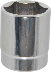 Blackhawk by Proto - 1", 1/2" Drive, Standard Hand Socket - 6 Points, 1-5/8" OAL, Chrome Finish - Best Tool & Supply