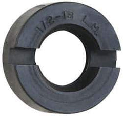 Sopko - 7/8" Diam Grinding Wheel Spindle Slotted Nut - 1/2-13 Thread Size, Left Handed, 5/16" Thick - Best Tool & Supply