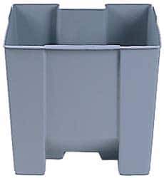 Rubbermaid - 7.125 Gal Rectangle Plastic Rigid Trash Can Liner - 14-3/8" Long x 11-3/4" Wide x 13-1/4" High, Compatible with Container Series 6143 - Best Tool & Supply