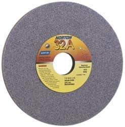 Norton - 14" Diam x 5" Hole x 1-1/2" Thick, G Hardness, 46 Grit Surface Grinding Wheel - Ceramic, Type 1, Coarse Grade, Vitrified Bond, No Recess - Best Tool & Supply