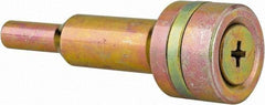 Value Collection - 3/8 & 1/4" Hole, Screw Lock Wheel Mandrel - 2-1/16" OAL, 1/4" Shank Diam - Best Tool & Supply