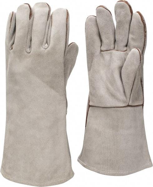 MCR Safety - Size XL Cowhide Welding Glove - 13" OAL, Gauntlet Cuff - Best Tool & Supply