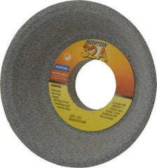 Norton - 4" Diam, 1-1/4" Hole Size, 1-1/2" Overall Thickness, 80 Grit, Type 11 Tool & Cutter Grinding Wheel - Medium Grade, Aluminum Oxide, K Hardness, Vitrified Bond, 5,730 RPM - Best Tool & Supply