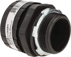 Hubbell Wiring Device-Kellems - 1-1/4" Trade, Nylon Push In Straight Liquidtight Conduit Connector - Noninsulated - Best Tool & Supply