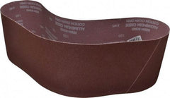 Norton - 6" Wide x 48" OAL, 100 Grit, Aluminum Oxide Abrasive Belt - Aluminum Oxide, Fine, Coated, X Weighted Cloth Backing, Series R228 - Best Tool & Supply