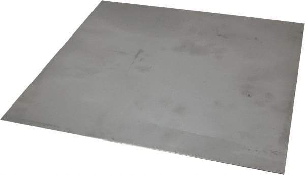 Made in USA - 0.048 Inch Thick x 12 Inch Wide x 12 Inch Long, 304 Stainless Steel Sheet - Cold Rolled, Bright Finish, #2B - Best Tool & Supply