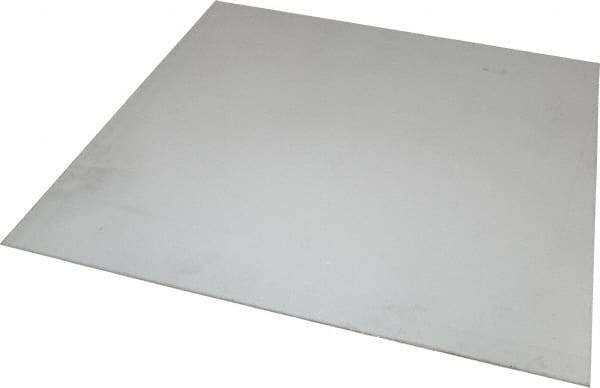 Value Collection - 0.06 Inch Thick x 12 Inch Wide x 12 Inch Long, 304 Stainless Steel Sheet - Cold Rolled, Bright Finish, #2B - Best Tool & Supply