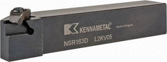 Kennametal - External Thread, Right Hand Cut, 25.4mm Shank Width x 25.4mm Shank Height Indexable Threading Toolholder - 152.4mm OAL, N.3R Insert Compatibility, NS Toolholder, Series Top Notch - Best Tool & Supply