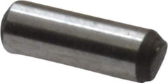 Value Collection - 1/16" Diam x 3/16" Pin Length Grade 8 Alloy Steel Standard Dowel Pin - C 50-58 Hardness, 800 Lb Breaking Strength, 1 Beveled & 1 Rounded End - Best Tool & Supply