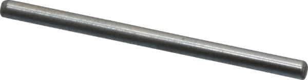 Value Collection - 1/16" Diam x 1" Pin Length Grade 8 Alloy Steel Standard Dowel Pin - C 50-58 Hardness, 800 Lb Breaking Strength, 1 Beveled & 1 Rounded End - Best Tool & Supply