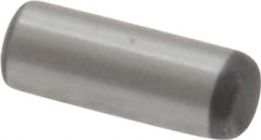 Value Collection - 3/32" Diam x 1/4" Pin Length Grade 8 Alloy Steel Standard Dowel Pin - C 50-58 Hardness, 1,800 Lb Breaking Strength, 1 Beveled & 1 Rounded End - Best Tool & Supply