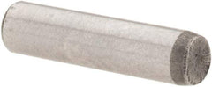 Value Collection - 1/8" Diam x 1/2" Pin Length Grade 8 Alloy Steel Standard Dowel Pin - C 50-58 Hardness, 3,200 Lb Breaking Strength, 1 Beveled & 1 Rounded End - Best Tool & Supply