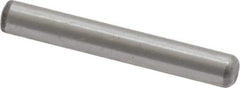 Value Collection - 1/8" Diam x 7/8" Pin Length Grade 8 Alloy Steel Standard Dowel Pin - C 50-58 Hardness, 3,200 Lb Breaking Strength, 1 Beveled & 1 Rounded End - Best Tool & Supply