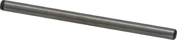 Value Collection - 1/8" Diam x 2" Pin Length Grade 8 Alloy Steel Standard Dowel Pin - C 50-58 Hardness, 3,200 Lb Breaking Strength, 1 Beveled & 1 Rounded End - Best Tool & Supply